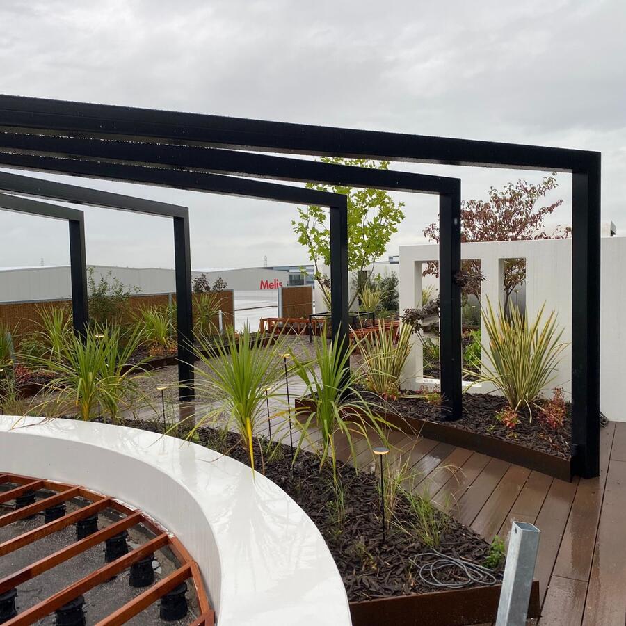 Rooftop C5 Investments, Nijmegen: spectaculaire kantoorruimte in de buitenlucht