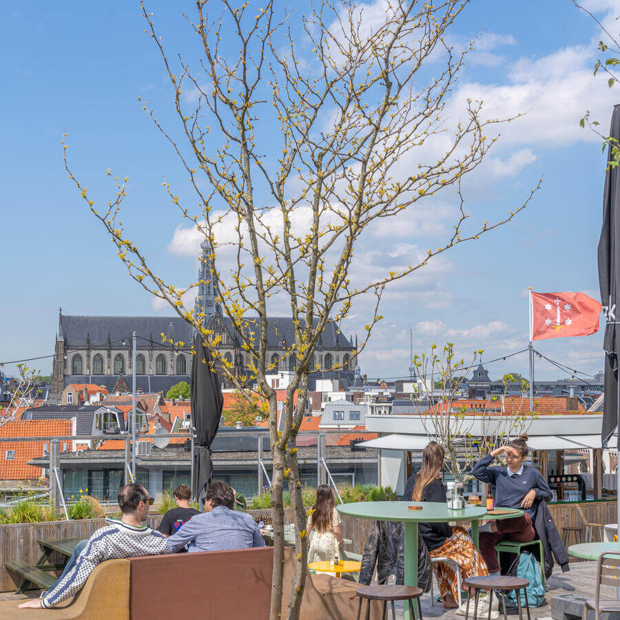 DEDAKKAS, HAARLEM: Dancing trees on the terrace with the best view in Haarlem