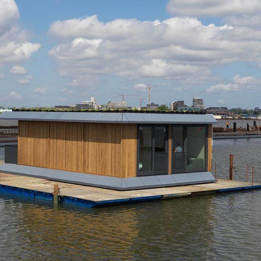 OPTOPPER, ROTTERDAM: Modular housing with a modular green roof